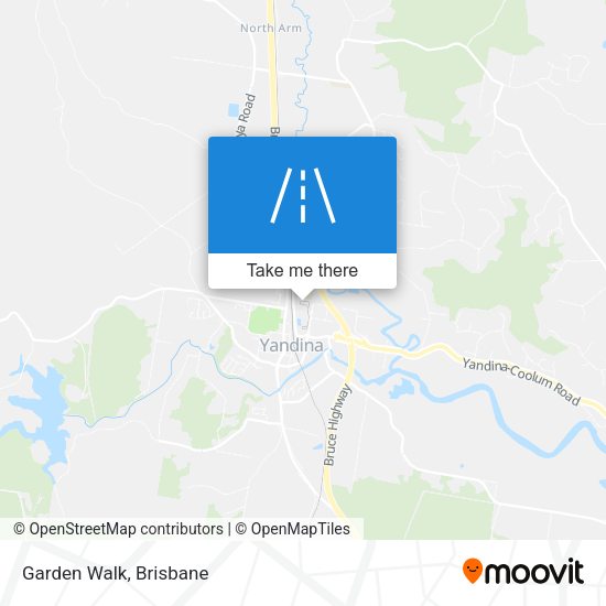 Garden Walk map