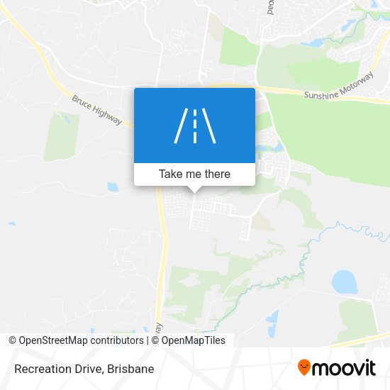 Recreation Drive map
