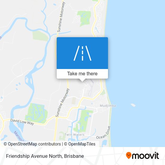 Friendship Avenue North map