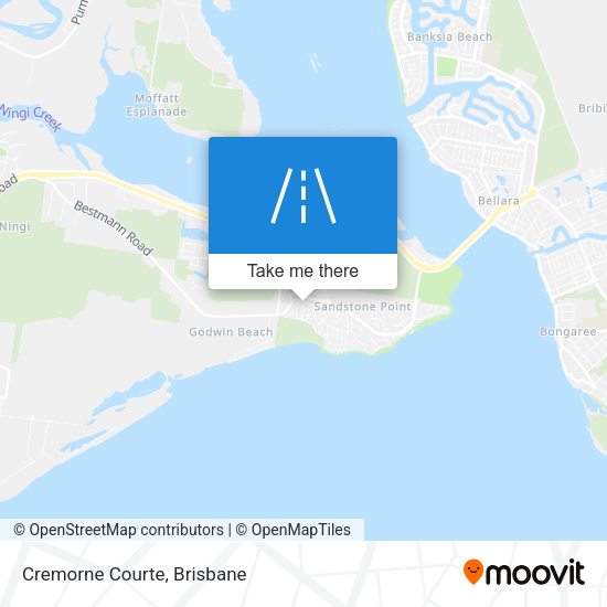 Cremorne Courte map