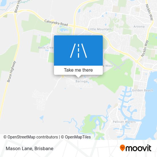 Mason Lane map