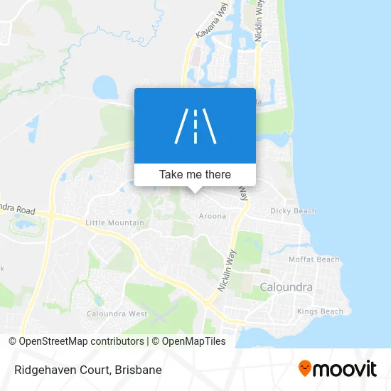 Mapa Ridgehaven Court