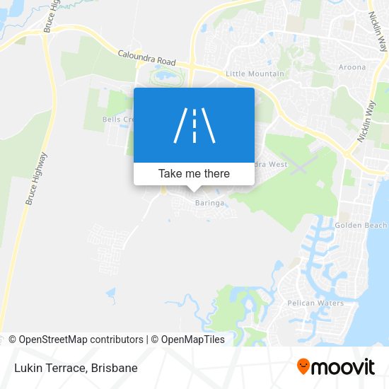 Lukin Terrace map