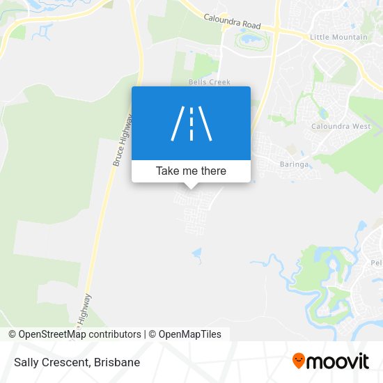 Sally Crescent map