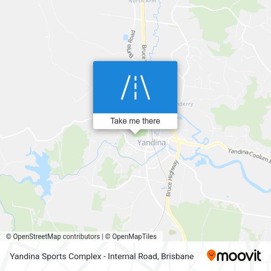 Yandina Sports Complex - Internal Road map