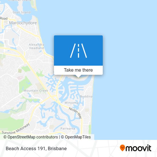 Beach Access 191 map
