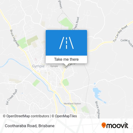 Cootharaba Road map
