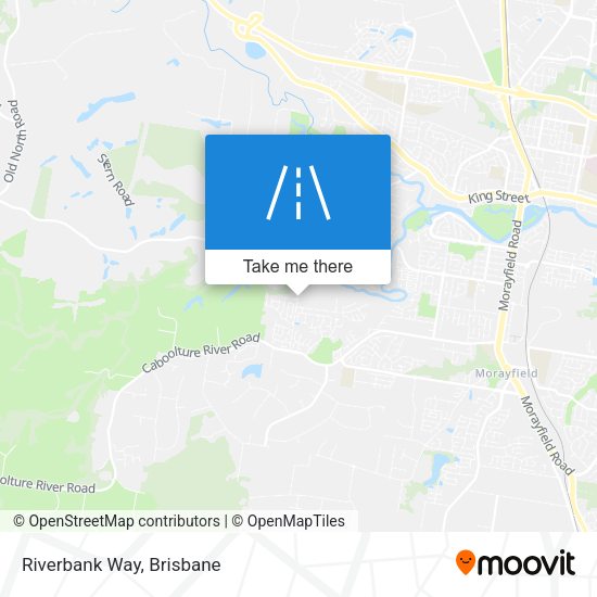 Riverbank Way map