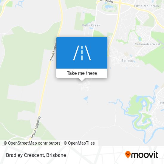 Bradley Crescent map