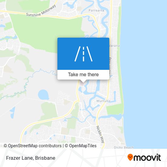 Frazer Lane map