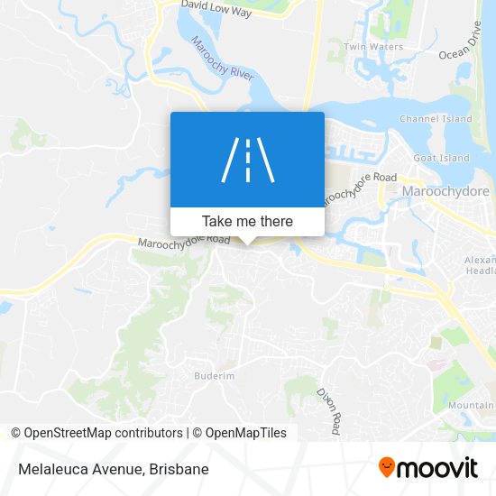 Melaleuca Avenue map