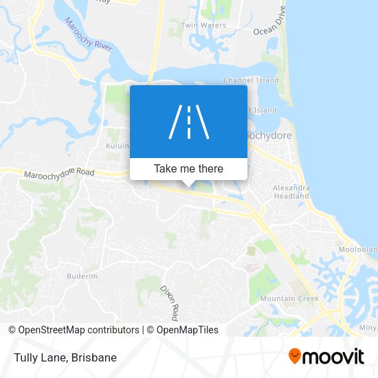 Tully Lane map