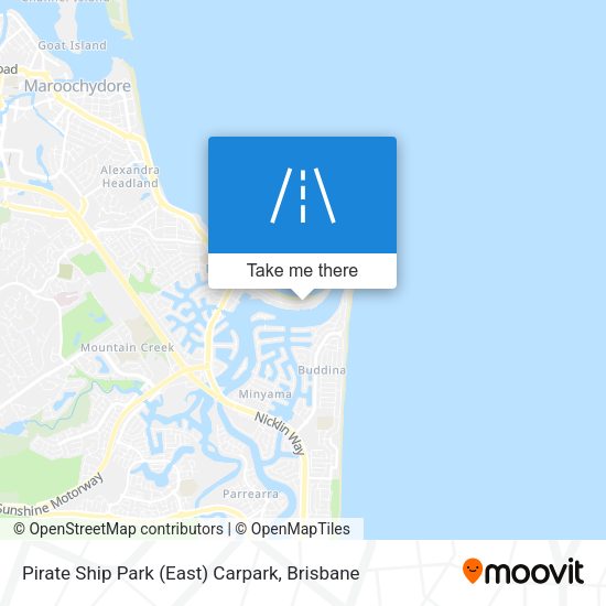 Pirate Ship Park (East) Carpark map