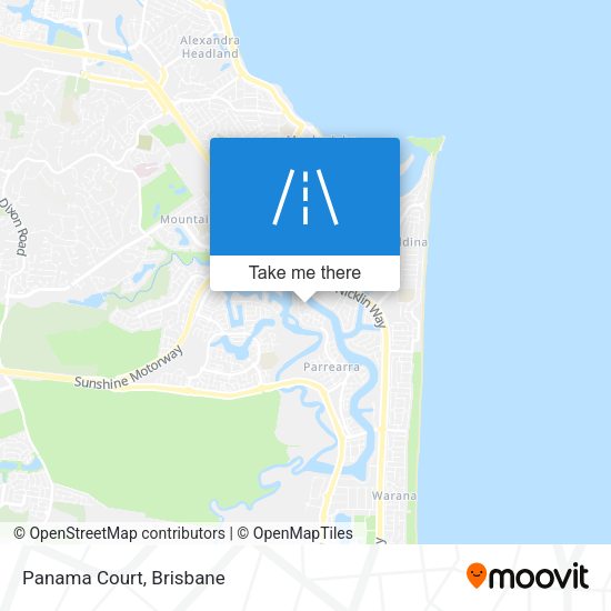 Panama Court map
