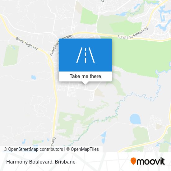 Harmony Boulevard map