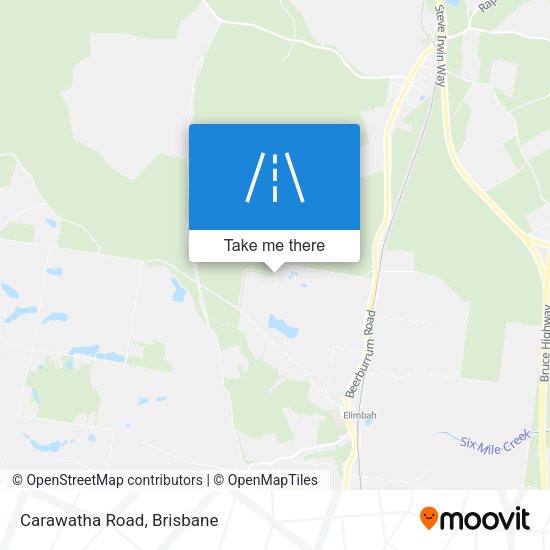 Carawatha Road map