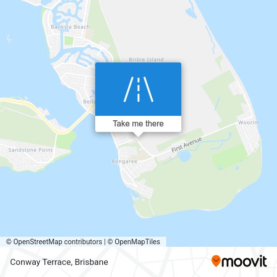 Conway Terrace map