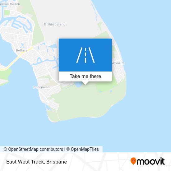 East West Track map