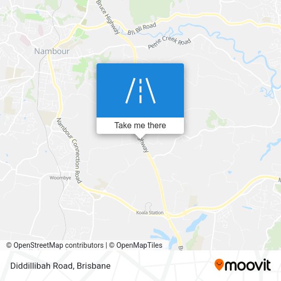 Diddillibah Road map