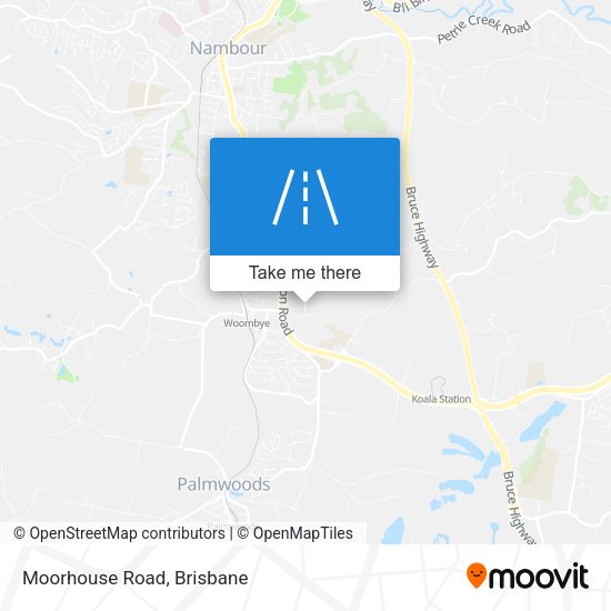 Moorhouse Road map