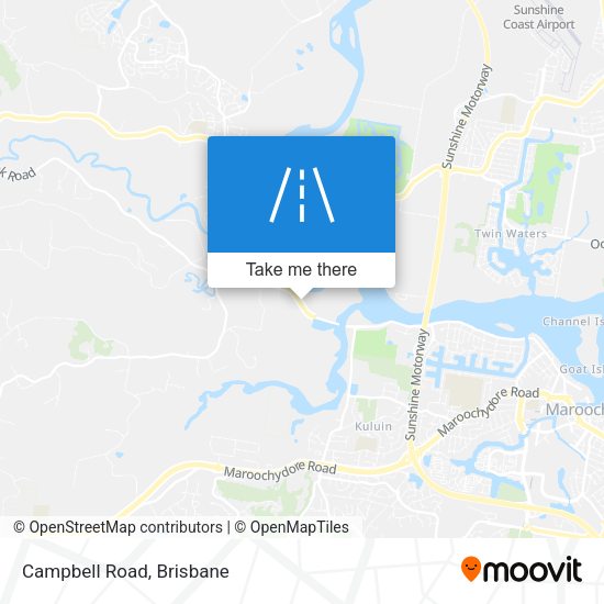 Campbell Road map