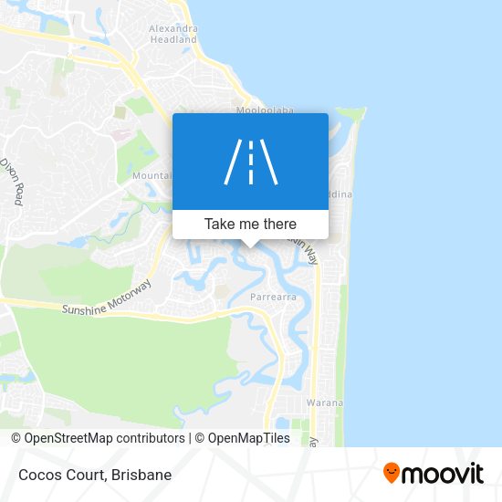Cocos Court map