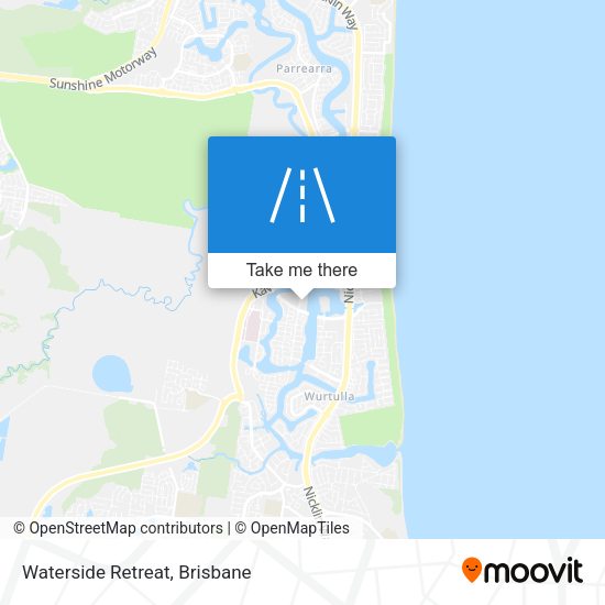 Waterside Retreat map
