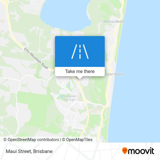 Maui Street map