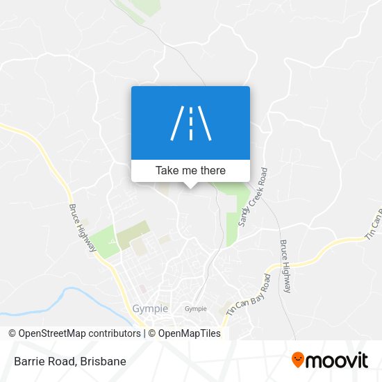 Barrie Road map