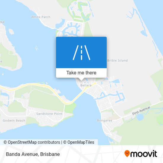 Banda Avenue map