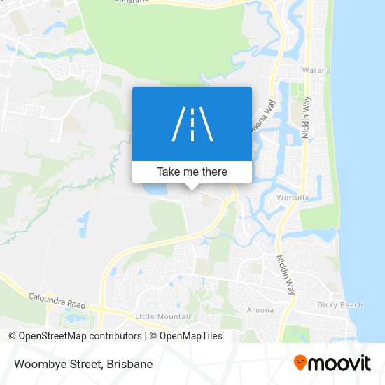 Woombye Street map
