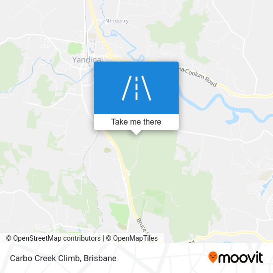 Carbo Creek Climb map