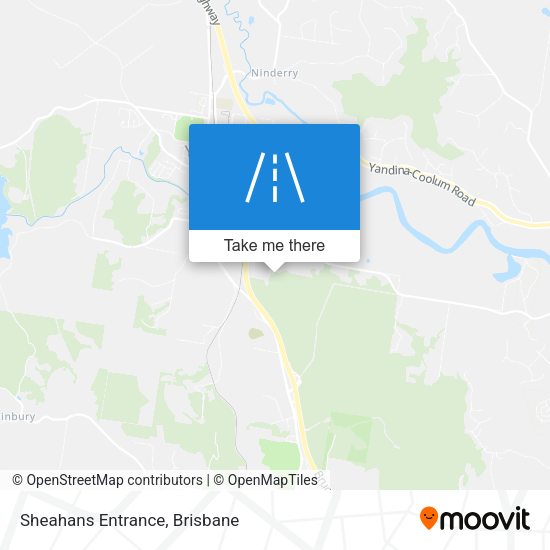 Sheahans Entrance map