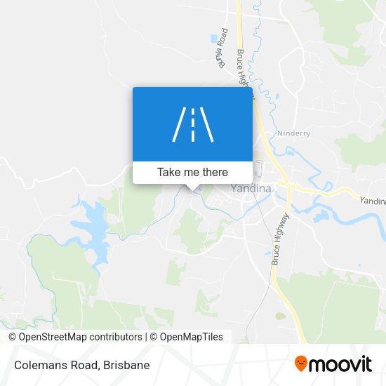 Colemans Road map