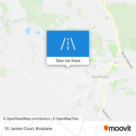 St James Court map