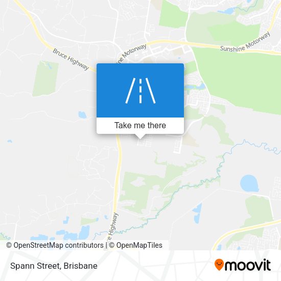 Spann Street map
