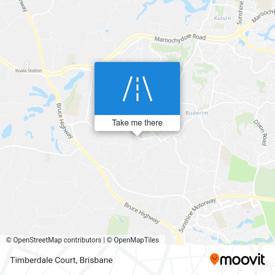 Timberdale Court map