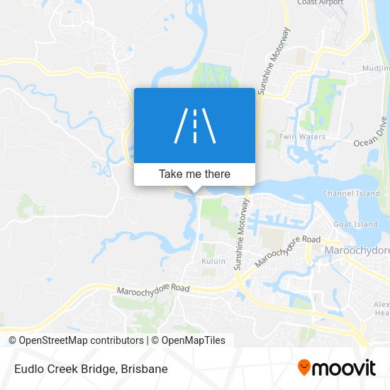Eudlo Creek Bridge map