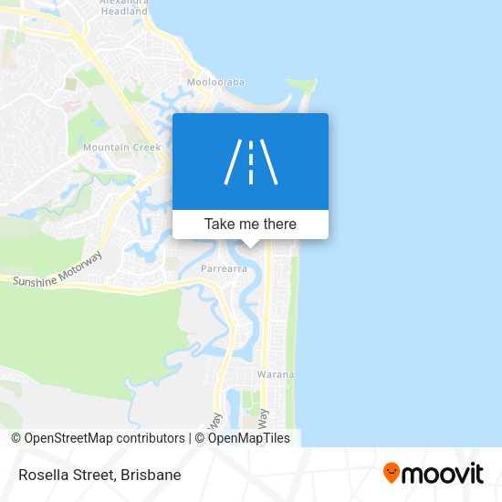 Rosella Street map