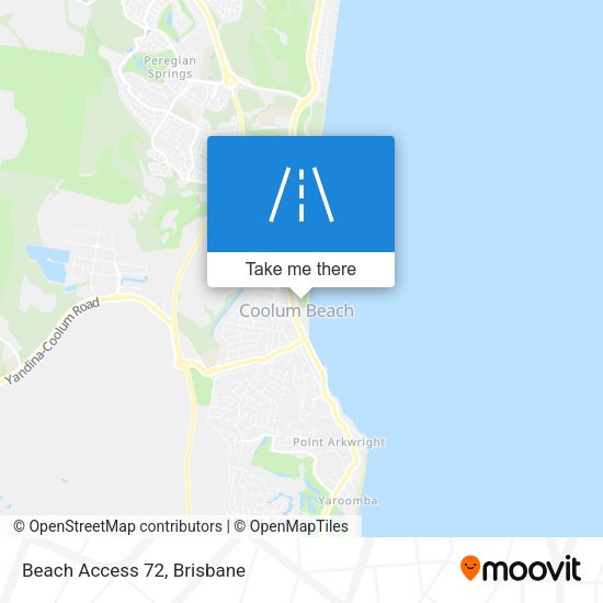 Beach Access 72 map