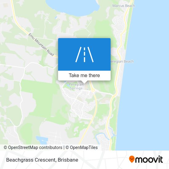 Beachgrass Crescent map