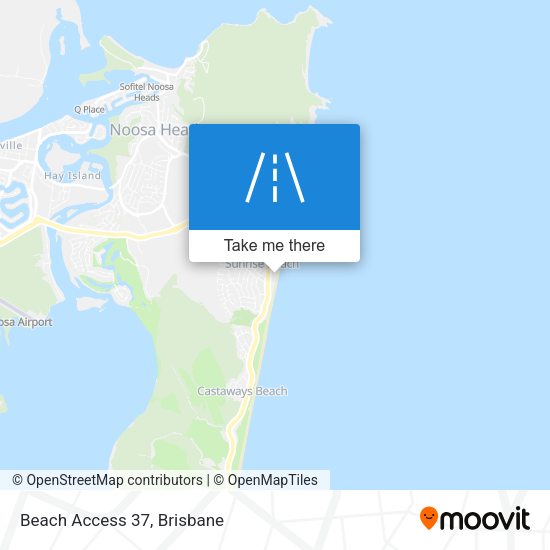 Beach Access 37 map