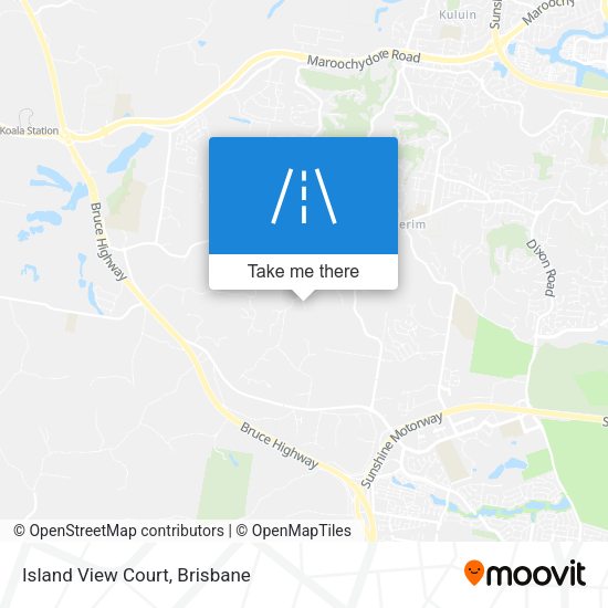 Island View Court map