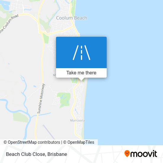 Beach Club Close map