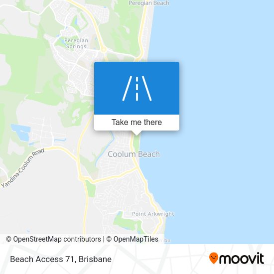Beach Access 71 map