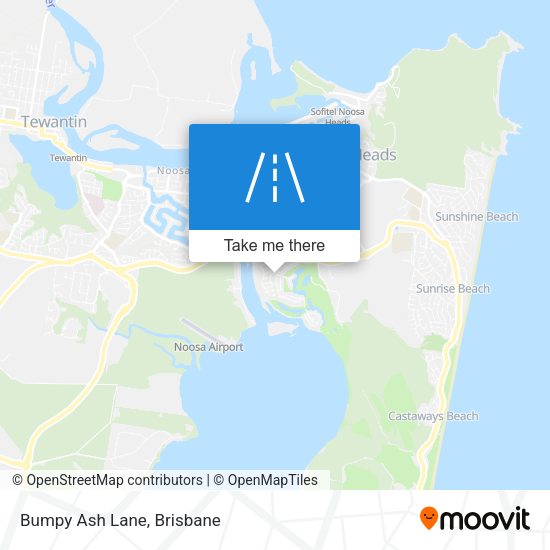 Bumpy Ash Lane map