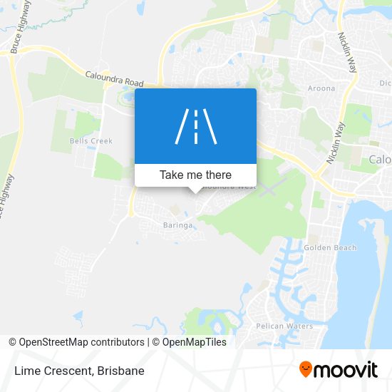 Lime Crescent map