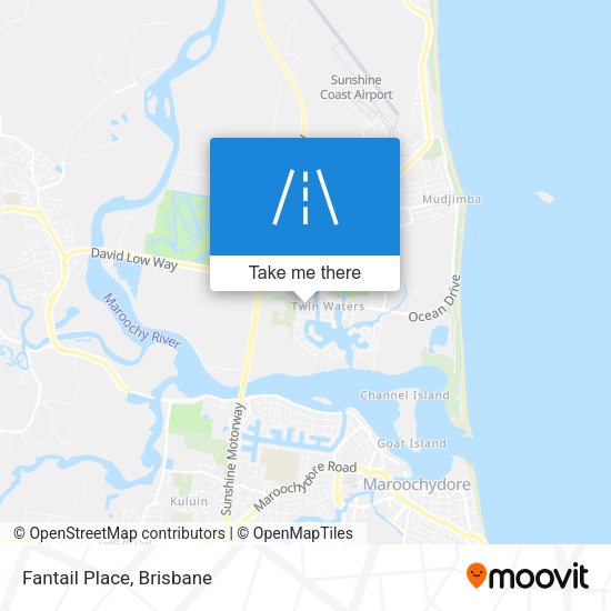 Fantail Place map