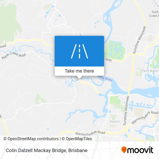 Colin Dalzell Mackay Bridge map