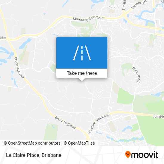 Le Claire Place map